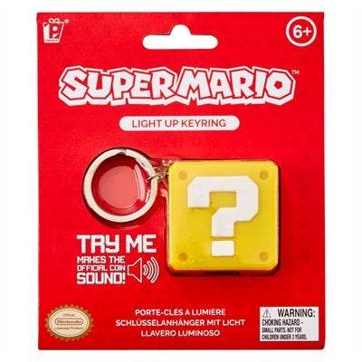 Super Mario Bros Question Block Keyring Super Mario Bros Question Block Keyring
