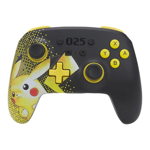 Nintendo Switch Powera W/L Controller - Pikachu 025 Gold/Black Nintendo Switch Powera W/L Controller - Pikachu 025 Gold/Black