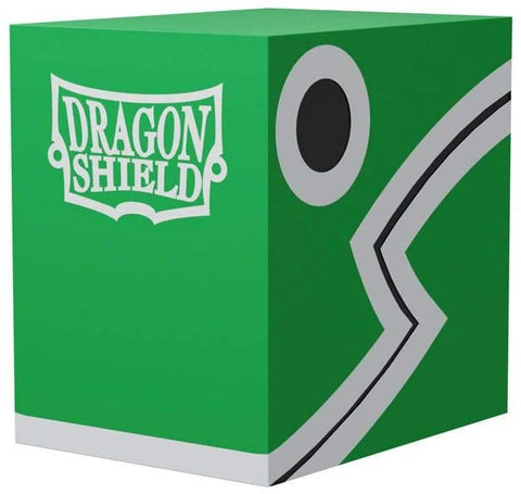 Dragon Shield Double Shell Box - Green & Black Dragon Shield Double Shell Box - Green & Black