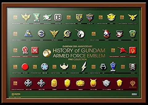 Gundam 35th Anniversary Pins Collection Gundam 35th Anniversary Pins Collection