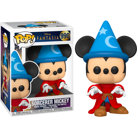 Funko POP! (990) Disney Fantasia 80 Anni Sorcerer Mickey Funko POP! (990) Disney Fantasia 80 Anni Sorcerer Mickey