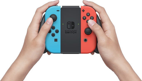 Nintendo Switch with Neon Blue and Neon Red Joy-Con