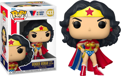 Funko POP! (433) Wonder Woman 80th Anni Classic with Cape Funko POP! (433) Wonder Woman 80th Anni Classic with Cape