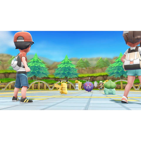 Nintendo Switch Let's Go, Pikachu + PokeBall + Bundle