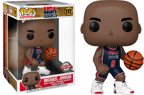 Funko POP! (117) NBA Michael Jordan 1992 USA Navy 10-Inch Special Edition Funko POP! (117) NBA Michael Jordan 1992 USA Navy 10-Inch Special Edition