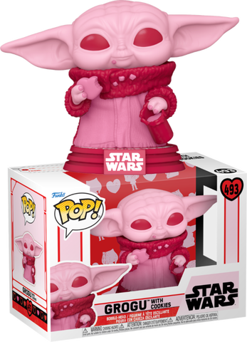 Funko POP! (493) Valentines Grogu with Cookies Funko POP! (493) Valentines Grogu with Cookies