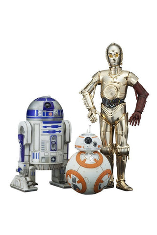 Kotobukiya Star Wars The Force Awakens Movie C-3PO R2-D2 with BB-8 1/10 Figure ARTFX+ Kotobukiya Star Wars The Force Awakens Movie C-3PO R2-D2 with BB-8 1/10 Figure ARTFX+