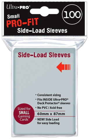 Ultra Pro Small Fit Side-Load Sleeves Clear Ultra Pro Small Fit Side-Load Sleeves Clear