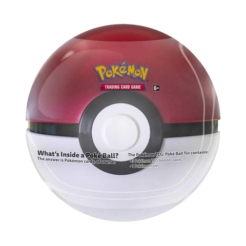 Pokemon Poke Ball Tin - Red Pokemon Poke Ball Tin - Red