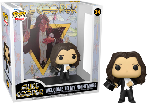 Funko POP! (34) Alice Cooper Welcome to My Nightmare Album Funko POP! (34) Alice Cooper Welcome to My Nightmare Album