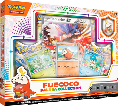 Pokemon TCG Paldea Pin Collection Box - Fuecoco Pokemon TCG Paldea Pin Collection Box - Fuecoco