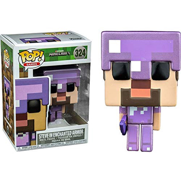 Funko POP! (324) Minecraft Steve in Enchanted Armor | PLAYe