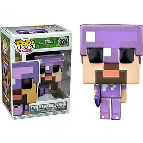 Funko POP! (324) Minecraft Steve in Enchanted Armor Funko POP! (324) Minecraft Steve in Enchanted Armor