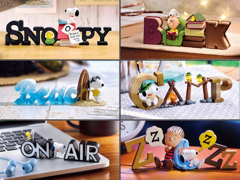 Re-Ment Snoopy Collection of Words 2 (Set of 6)