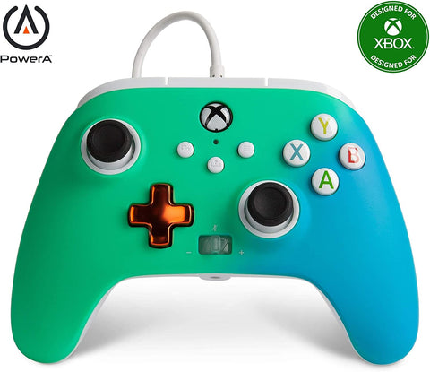 XBox Series X/S PowerA Enhanced Wired Controller - Seafoam XBox Series X/S PowerA Enhanced Wired Controller - Seafoam