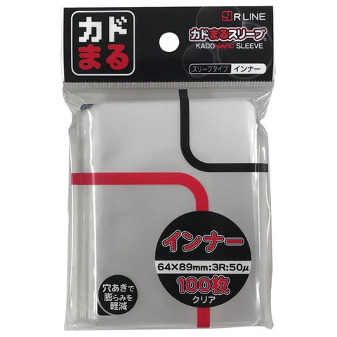 R Line Kadomaru Sleeves Standard Inner 64X89MM R Line Kadomaru Sleeves Standard Inner 64X89MM