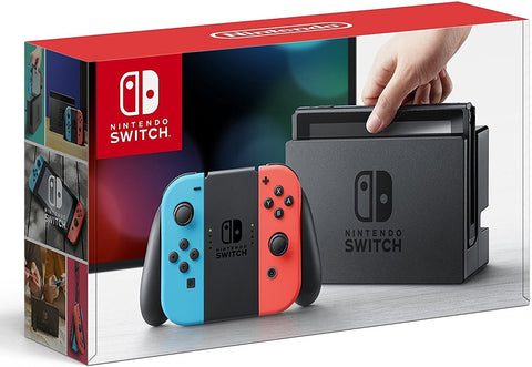 Nintendo Switch with Neon Blue and Neon Red Joy-Con Nintendo Switch with Neon Blue and Neon Red Joy-Con