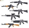 Takara Tomy Real Mini Gun Carbine AK-47 Set of 6 Takara Tomy Real Mini Gun Carbine AK-47 Set of 6