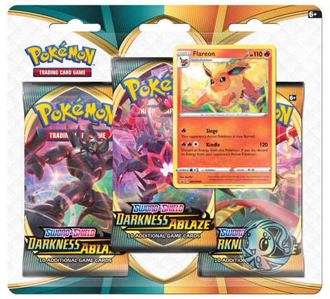 Pokemon SS3 Darkness Ablaze 3-Pack Blister Pokemon SS3 Darkness Ablaze 3-Pack Blister