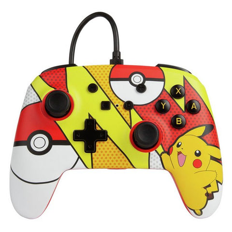 Nintendo Switch PowerA Wired Controller - Pikachu Pop Art Nintendo Switch PowerA Wired Controller - Pikachu Pop Art