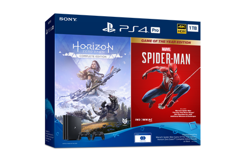 PS4 Local Pro Bundle 1TB Horizon/Spider-Man Console