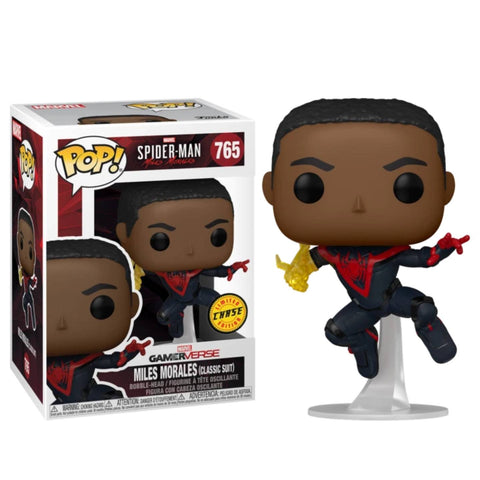 Funko POP! (765) Chase Spider-Man Miles Morales Classic Suit Funko POP! (765) Chase Spider-Man Miles Morales Classic Suit