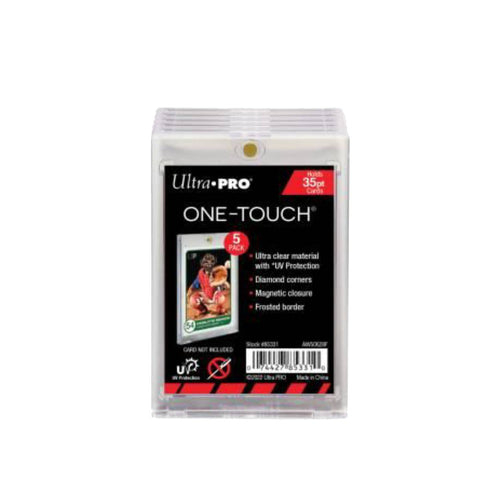 Ultra Pro 35PT UV One Touch Card Holder (5 pack) Ultra Pro 35PT UV One Touch Card Holder (5 pack)
