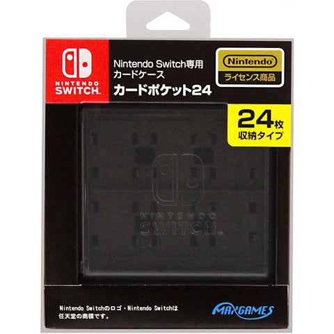 Nintendo Switch Maxgames Black 24 Card Case Nintendo Switch Maxgames Black 24 Card Case