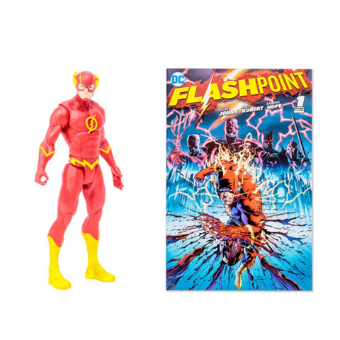 Flashpoint The Flash Page Punchers figure with comic Flashpoint The Flash Page Punchers figure with comic