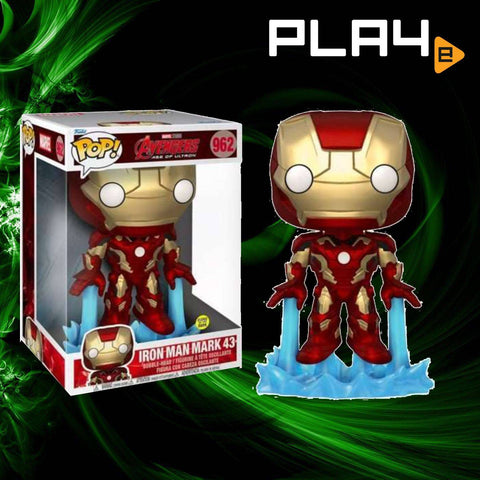 Funko POP! (962) Avengers Iron Man Mark XLIII 10 Inch Glow in the Dark Funko POP! (962) Avengers Iron Man Mark XLIII 10 Inch Glow in the Dark