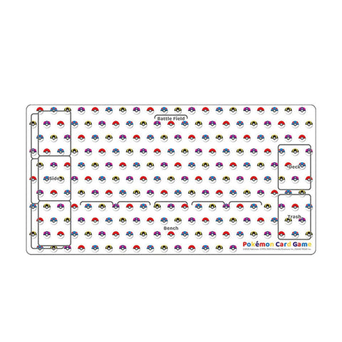 Pokemon Card Game Rubber Playmat Pokeball Pokemon Card Game Rubber Playmat Pokeball