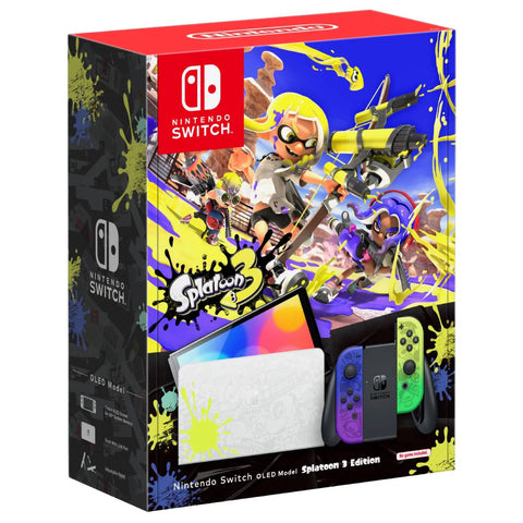 Nintendo Switch Oled Console - Splatoon 3 Nintendo Switch Oled Console - Splatoon 3