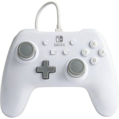Nintendo Switch PowerA Wired Controller Controller - White Matte Nintendo Switch PowerA Wired Controller Controller - White Matte