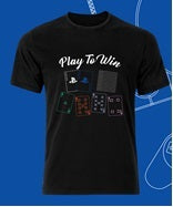 Playstation Play to Win Shirt - Black Playstation Play to Win Shirt - Black