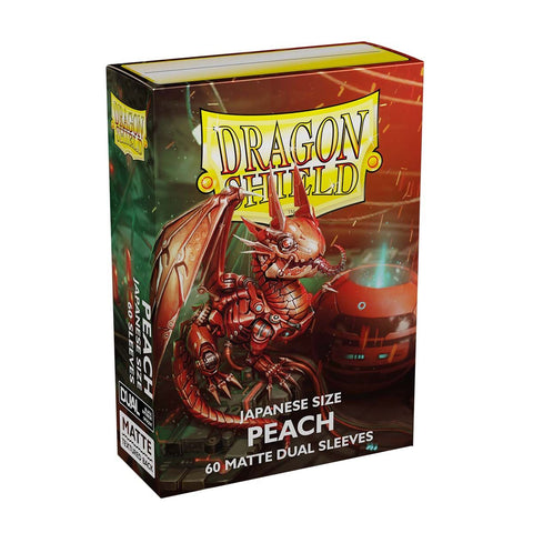 Dragon Shield Japanese Size 60 Sleeves - Peach Dragon Shield Japanese Size 60 Sleeves - Peach