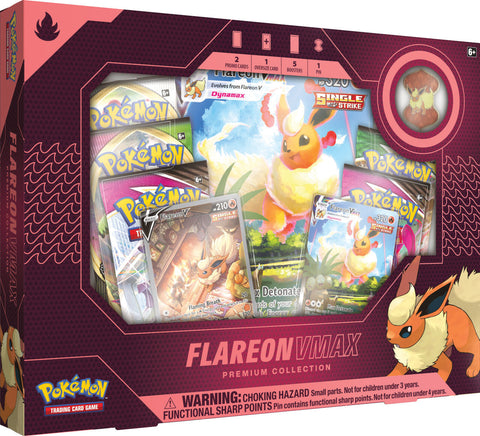 Pokemon TCG Flareon VMAX Premium Collection Pokemon TCG Flareon VMAX Premium Collection