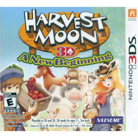 3DS Harvest Moon 3D: A New Beginning 3DS Harvest Moon 3D: A New Beginning