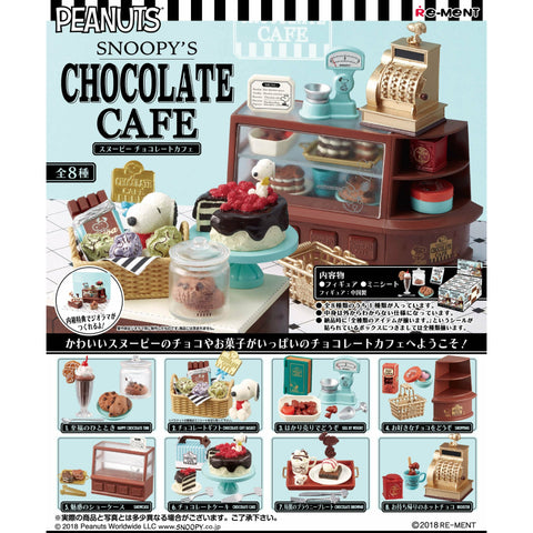 Re-Ment Snoopy's Chocolate Cafe (Set of 8) Re-Ment Snoopy's Chocolate Cafe (Set of 8)