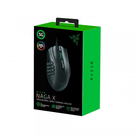 Razer Naga X Wired MMO Gaming Mouse