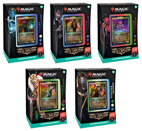 Magic The Gathering Streets of New Capenna Commander Deck (Set of 5) Magic The Gathering Streets of New Capenna Commander Deck (Set of 5)