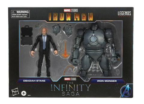 Marvel Legends Series Infinity Saga Obadiah Stane and Iron Monger