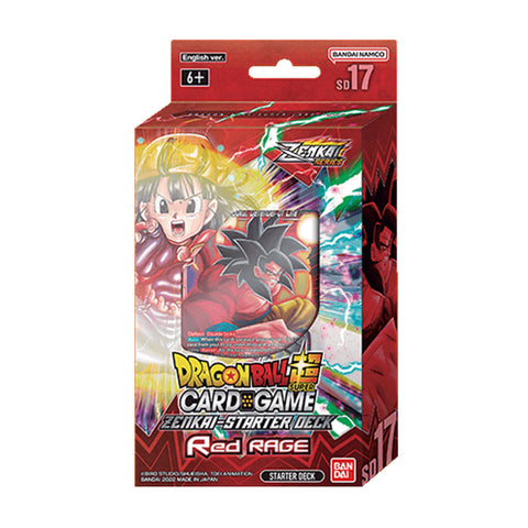 Bandai Dragonball SD17 Red Zenkai Starter Deck Bandai Dragonball SD17 Red Zenkai Starter Deck