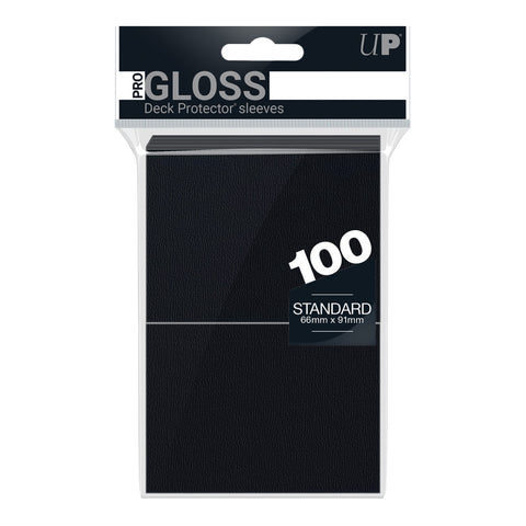 Ultra Pro 100 Standard Deck Protector Sleeves 66x91 Black Ultra Pro 100 Standard Deck Protector Sleeves 66x91 Black