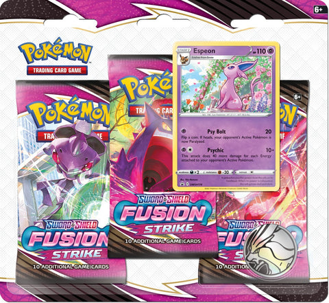Pokemon SS8 Fusion Strike 3 Packs Blister -Espeon Pokemon SS8 Fusion Strike 3 Packs Blister -Espeon