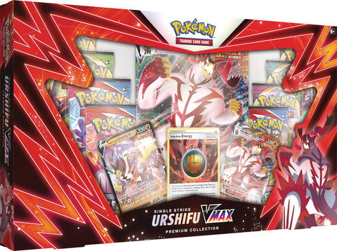 Pokemon TCG  SINGLE Strike Urshifu VMAX Premium Collection Box Pokemon TCG  SINGLE Strike Urshifu VMAX Premium Collection Box