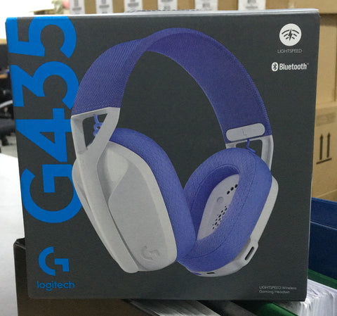 Logitech G435 Wireless Gaming Headset - White