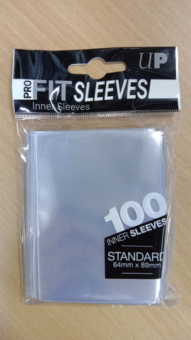 Ultra Pro Fit 100 Inner Sleeves Standard Clear Ultra Pro Fit 100 Inner Sleeves Standard Clear