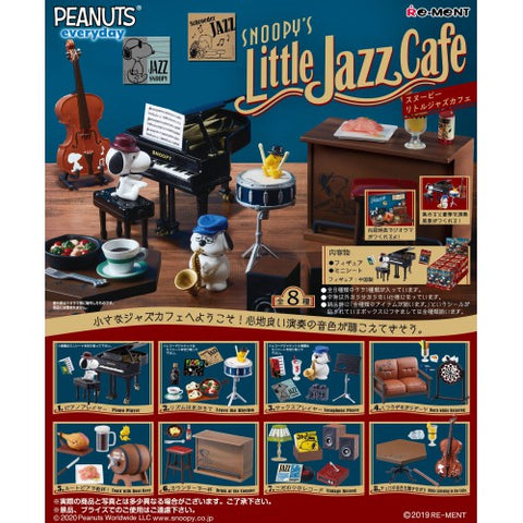 Re-Ment Peanut Snoopy's Little Jazz Cafe (Set of 8) Re-Ment Peanut Snoopy's Little Jazz Cafe (Set of 8)