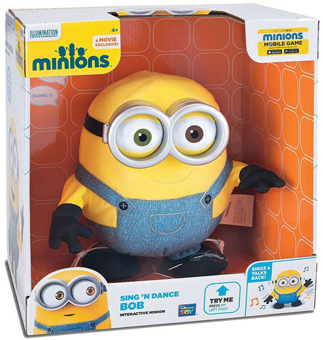 Minions Movie Talking Figure - Sing and Dance Bob