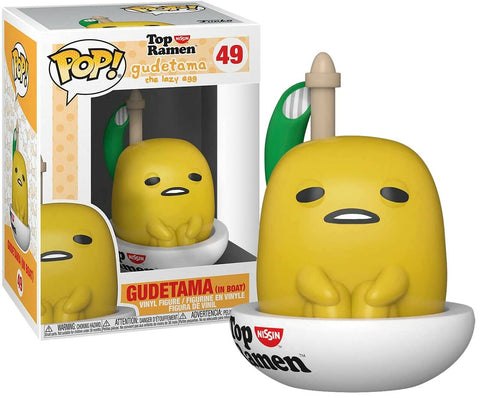 Funko POP! (49) Gudetama X Nissin Gudetama in Boat Funko POP! (49) Gudetama X Nissin Gudetama in Boat